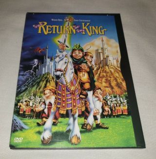 The Return Of The King (dvd,  2001) Animated Warner Bros Snapcase Rare,  Oop