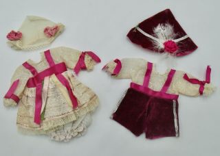 Vintage Matching Outfits For Hard Plastic Ginny Hansel And Gretel