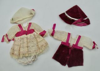 Vintage Matching Outfits for Hard Plastic Ginny Hansel and Gretel 2