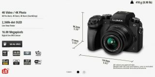 Panasonic LUMIX 4K DMC - G7HK Digital Camera Kit with 14 - 140mm Zoom Lens - Rare 4