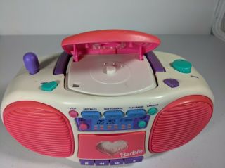 Vintage Barbie Dance With Me Talking Boombox BE - 160 - Corrosive Battery 2