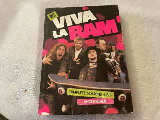 Mtv Viva La Bam Complete Season 4 & 5 Dvd Set Rare Oop Bam Margera Jackass Cky