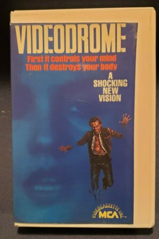 Videodrome - Beta / Not Vhs - Very Rare And Htf - Cut Box Clamshell