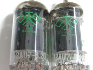 RARE Pair NOS/NIB tubes ECC82 12AU7 RT MAZDA BELVU tubes year 1958 - MIL 5