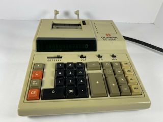 Olympia Calculator Vintage Adding Machine No Ink/ribbon 2000
