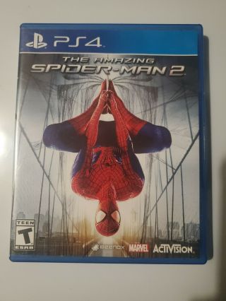 The Spider - Man 2 Video Game (sony Playstation 4,  2014) Ps4 Rare