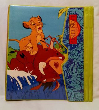 The Lion King Rare Trapper Keeper By Impact International 90 