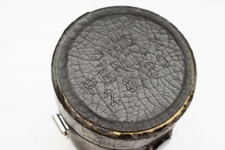 RARE matched leatherette case for Asahi SMC Pentax K 30mm f/2.  8 lens. 2