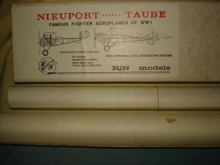 R/n Models Nieuport 17c - Rumpler Taube Balsa Cg 503 Antique Scale 2 Models Kit