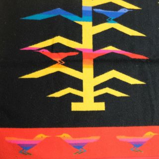 Rare Vintage BEAVER STATE Pendleton Native Southwestern Fleece Blanket 80s 90s 3