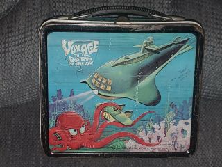 Rare Rare 1967 Vintage Voyage To The Bottom Of The Sea Lunchbox