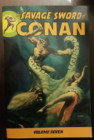 The Savage Sword Of Conan Volume Seven Tpb Rare Oop Dark Horse