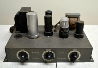 Rare Vintage Heathkit A - 7 mono tube amplifier pair 3