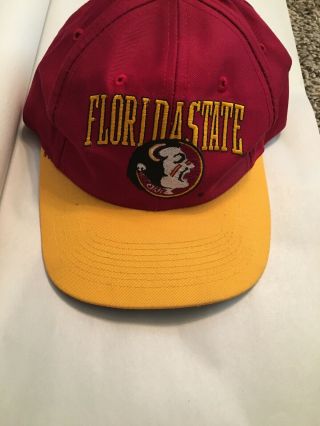 Vintage Florida State Seminoles Snapback Hat Cap Rare