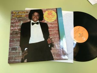 Michael Jackson Off The Wall Lp Gatefold Vinyl Uk 1979 Sepc83468 Rare