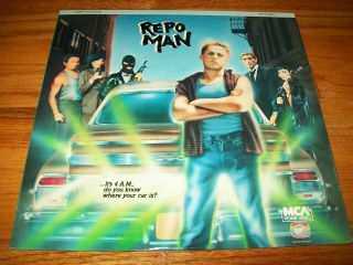 Repo Man Laserdisc Ld Very Rare Alex Cox Directs Great Film