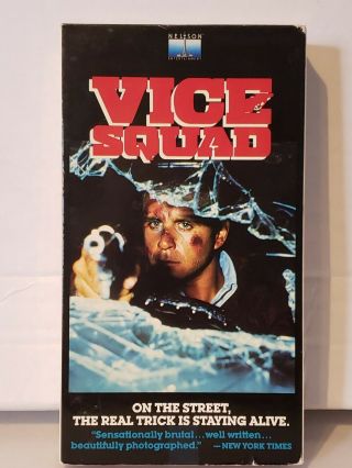 Vice Squad (vhs,  1982) Rare Oop Wings Hauser Gary Swanson Drama Season Hubley