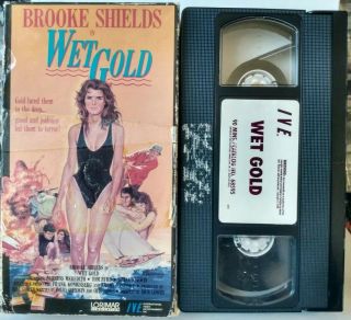 " Wet Gold " Vhs 1984 Brooke Shields Rare