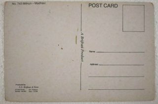 Bollywood Actors - Mithun Chakraborty - Madhavi - Rare Post card Postcard 2