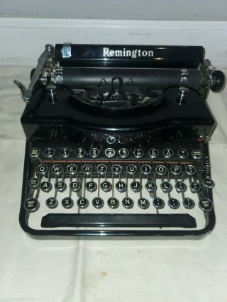 Rare 1930 " S Era Remington Rand Model 1 Portable Typewriter,  Beautifully Crafted
