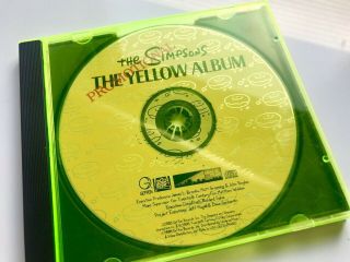 Very Rare - 1998 The Simpsons “the Yellow Album” Promotional Cd - Limited Geffen
