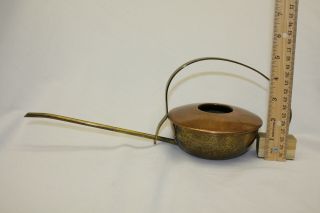 Vintage Brass and Copper Watering Can 2