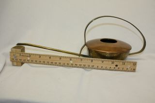 Vintage Brass and Copper Watering Can 3