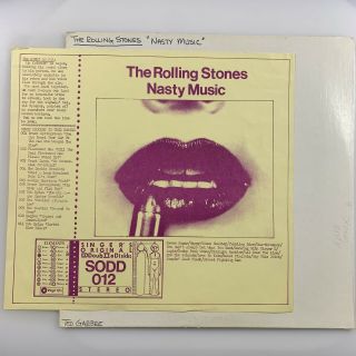 The Rolling Stones: “nasty Music” Rare 2 - Lps Live World Records Sodd012 Not Tmoq