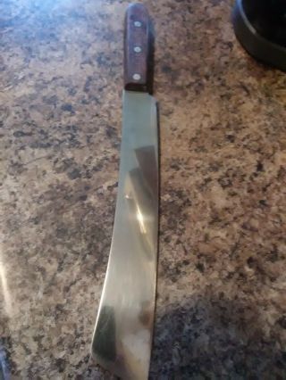 Rare Vintage Dexter 12 " Blade,  17.  5 " Overall Huge Butcher Knife S18912