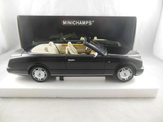 Rare Minichamps 100 139500 Bentley Azure Convertible In Black 2006 1:18 Scale