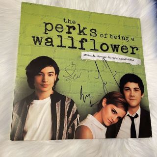 The Perks Of Being A Wallflower Vinyl Signed By Ezra Emma Logan Autograph Rare
