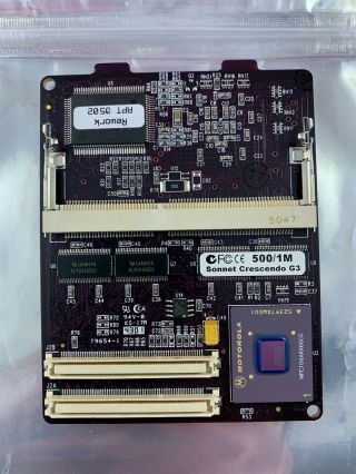Apple PowerBook G3 WallStreet Sonnet 500mhz G3 CPU Upgrade - RARE 3