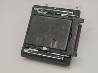 Rare - Singer Graflex 4x5 " Graflok Camera Back Adapter - Unknown Fit