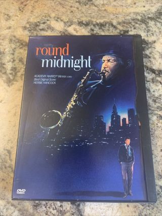 Round Midnight Dvd Out Of Print Rare Dexter Gordon Music Drama Biography