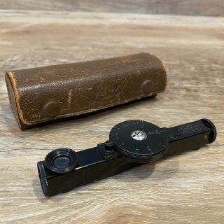 E Leitz Wetzlar Rangefinder Attachment For Leica With Case Rare