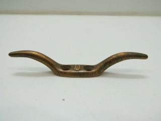 4,  1/2 Inch Long Bronze Wilcox Crittenden Boat Cleat - (d3a85a)
