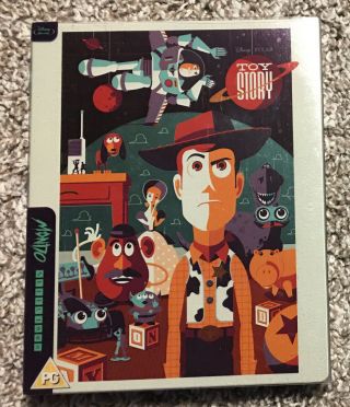 Toy Story Mondo Steelbook Disney Blu - Ray Rare Oop Slipcover Pixar