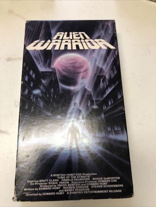 Alien Warrior (vhs,  1986) Rare Cult Sci - Fi Action Vestron Video