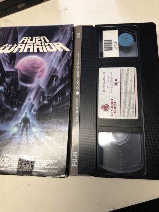 Alien Warrior (VHS,  1986) Rare Cult Sci - Fi Action Vestron Video 3