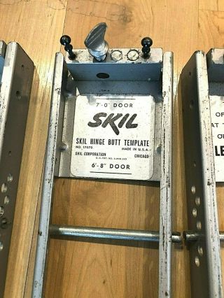Vintage Skil 17070 Hinge Butt Door Template For 7 - 0 Or 6/8 Doors