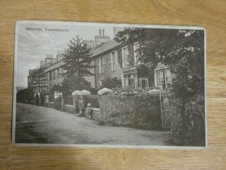 Trawsfynydd Rare Postcard Gwyndy Posted 1925