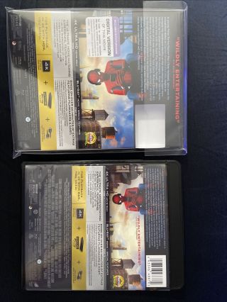 SPIDER - MAN HOMECOMING 4K Blu Ray,  Blu Ray,  Digital WITH RARE OOP SLIPCOVER 2
