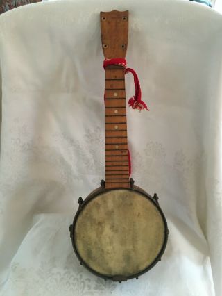 Antique Banjo Uke Ukulele 1ca.  1920 