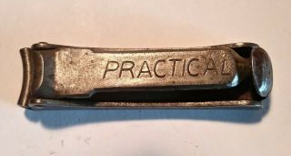 Antique PRACTICAL United Drug Co Boston Nail Clippers 2 