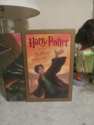 Machine Signed Harry Potter And The Deathly Hallows Deluxe Rare Edition Rowling