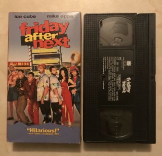 Friday After Next [vhs] By Ice Cube,  Mike Epps,  John Witherspoon Rare To Find