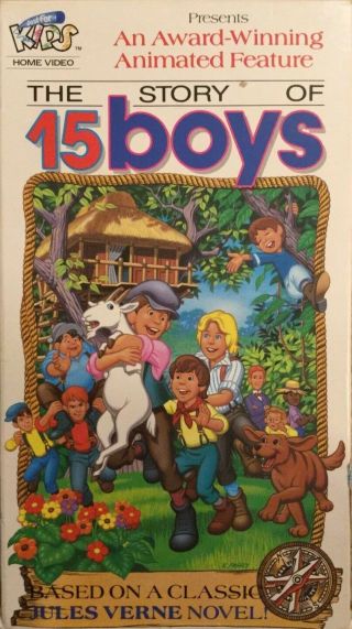 Rare The Story Of 15 Boys Vhs Tape Just For Kids Anime Nippon 1987 Very