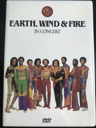 Earth Wind & Fire Live In Concert 1982 Dvd Pioneer Funk Soul Rare