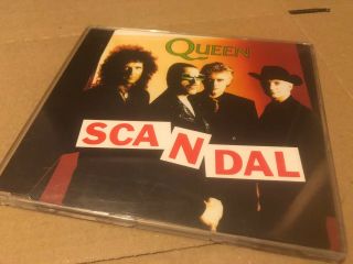 Queen Scandal Rare Uk 1989 Cd Single Nr