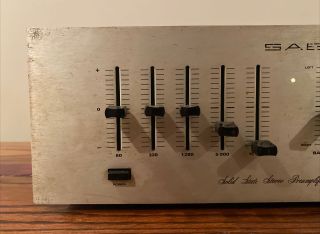 SAE Mark 9 (IX) Solid State Stereo Preamplifier Equalizer Great RARE 2